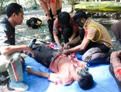 Peserta Perkemahan Saka Wira Kartika Kodim Bojonegoro dibekali Materi Krida