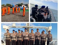 Tak Hanya Patroli Laut Satgas Polairud Laksanakan Patroli Udara Amankan WWF