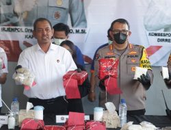Polda Jatim Berhasil Membongkar Rumah Produksi Narkoba, Ribuan Gram Sabu dan Jutaan Butir Ekstasi Disita