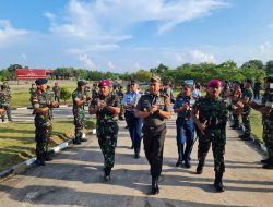 Pangkoopsud I Dampingi Kuker Panglima TNI ke Jajaran TNI Wilayah Kepulauan Riau