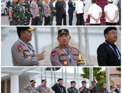 Kapolda Bali dampingi Kapolri dan Panglima TNI Antar Keberangkatan Presiden RI
