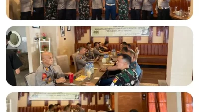 Bidpropam Polda Sulteng Gelar Coffe Morning Penguatan Sinergitas TNI Polri.
