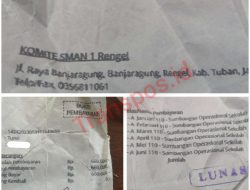 Komite Sekolah SMAN 1 Rengel di Duga Tarik Pungutan Berkedok Sumbangan
