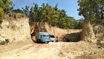 Sempat Tutup, Galian C yang Diduga Ilegal di Desa Menilo, Beraktivitas Kembali, Polda Jatim Harus Bertindak