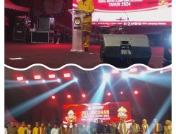 Di Ajang Peluncuran Pilkada 2024, Group Band Tipe-X Memeriahkan Kota Kalianda