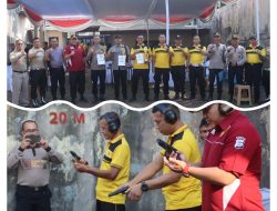 Polres Lampung Selatan Rayakan Hari Bhayangkara ke-78 dengan Lomba Menembak