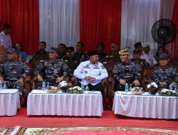 Sebagai Wujud Perhatian Pimpinan, KASAL Tinjau Pos Babinpotmar Dan Kegiatan Bakti Sosial di Perawang Riau