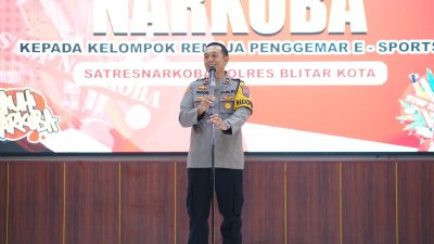 Sambut HUT Bhayangkara, Polres Blitar Kota Gelar Kapolres Blitar Kota E-Sport Competition