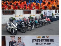 Mapolrestabes Surabaya Pamerkan Hasil Tangkapan Selama Operasi Sikat Semeru 2024