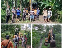 Pemdes Sukajaya Realisasikan DD Tahap I, Buka Badan Jalan Pertanian Sabah Jaoh