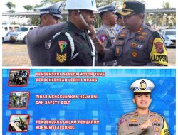 Tertib berlalulintas, 14 Hari Operasi Patuh Krakatau 2024 Polres Lampung Selatan.