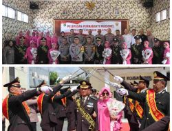 Tujuh Personil Polres Lampung Selatan di Lepas Purnabaktikan.