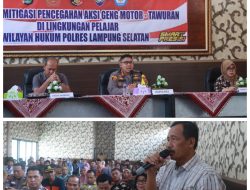 Polres Lampung Selatan Gelar Mitigasi Geng Motor dan Tawuran