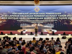 Panglima TNI Hadiri Acara Penyampaian Hasil Pemeriksaan BPK Atas Pengelolaan dan Tanggung Jawab Keuangan Negara TA 2023