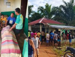 Seorang Pria Tewas di Parkiran Pos Keamanan PT.Palmdale Polisi Olah TKP