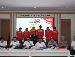 Polrestabes Surabaya Berhasil Ungkap Judol, 6 Tersangka Diamankan
