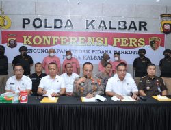 Polda Kalbar Ungkap Tindak Pidana Narkotika Jaringan Internasional Malaysia – Indonesia