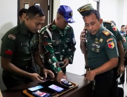 Cegah Judi Online, Dandim Bojonegoro kembali Cek Ponsel Anggota