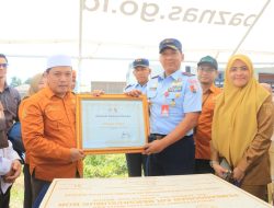 Danlanud Sultan Hasanuddin Resmikan Penggunaan Sumur Bor di Kecamatan Bontoa Kabupaten Maros