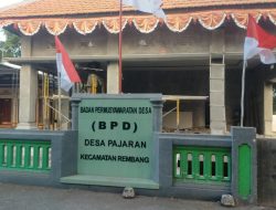 Dana BKK Dialokasikan Perampungan Pendopo Desa Pajeran Pasuruan