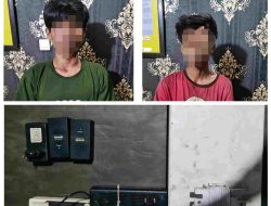 DUA PELAKU PENCURI KABEL LAN PELABUHAN BAKAUHENI DI AMANKAN