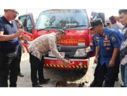 Tingkatkan Pelayanan Dinas Damkarmat Lamsel Tambah Satu Armada Baru