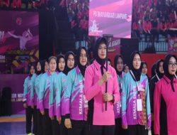 Bhayangkari Cup 2024 Zona 3 Resmi Dibuka di GOR Way Handak Lampung Selatan.