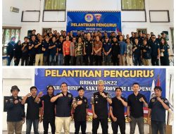 Ketum DPP AWPI Kukuhkan Pengurus Brigade 5822 Cakra Trisula Sakti Provinsi Lampung