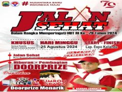 Rangkaian Lampung Selatan Expo 2024, Pemkab Akan Gelar Jalan Sehat Minggu 25 Agustus 2024