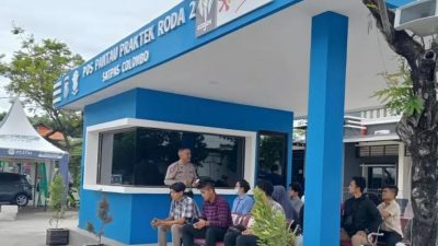 Provos Cek Pelayanan di Satpas Colombo Polrestabes Surabaya, Tutup Akses Masuknya Calo