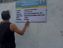 Kelanjutan Pemasangan Pavingisasi Desa Winongan Lor Dsn Pancian Tahap 2 