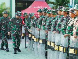 Siap Sukseskan Pilkada Serentak, Kodim Bojonegoro Melaksanakan Apel Gelar Pasukan Pengamanan dan Latihan Sispamwil