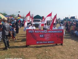 Desa Tebas Gelar Gebyar Karnaval di Lapangan Tebas Biru RT 01 RW 04 Memperingati HUT RI ke 79 Tahun 2024