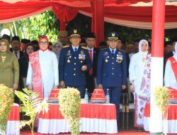 Danlanud Sultan Hasanuddin Hadiri Upacara Peringatan HUT Ke-79 RI di Rujab Gubernur Sulsel