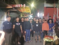 Polsek Mamajang Gelar Rutin Patroli Antisipasi Gangguan Kamtibmas