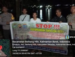 Polres Sekadau Sikat Semua Pelaku Aktivitas PETI di Sungai Kapuas