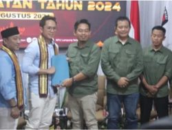 Paslon Egi – Syaiful Resmi Daftar di KPU Lampung Selatan