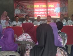 Desa Ruang Tengah kecamatan Penengahan Gelar Rembuk Stunting ,Tahun 2024
