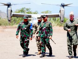 Panglima TNI Tinjau Join Strike Latgabma Super Garuda Shield 2024