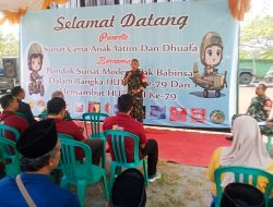 Peringati Hari Kemerdekaan RI ke- 79 dan Menyambut HUT TNI tahun 2024, Koramil Padangan Bojonegoro gelar Sunatan Massal