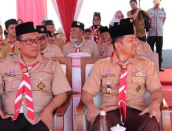 Dalam Rangka Upacara Hari Pramuka ke-63 di Stadion Brantas, Ribuan Pelajar Ikuti Apel Terbesar se-Malang Raya