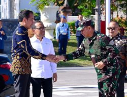 Panglima TNI Lepas Keberangkatan Presiden RI Kembali Ke Jakarta