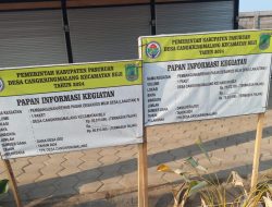 Pemdes Desa Cangkringmalang Bangun Pasar Tradisional dan Kios