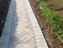 Pemdes Sekarmojo Laksanakan Pembangunan Pavingisasi Jalan Usaha Tani