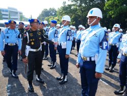 Danpuspom TNI Pimpin Apel Gelar Personel dan Materiil POM TNI Dalam Rangka HUT Ke-79 TNI Tahun 2024