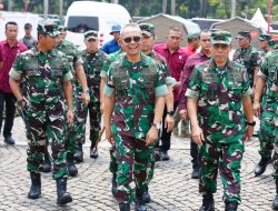 Kasum TNI Cek Kesiapan Akhir Pesta Rakyat Dalam Rangka HUT Ke-79 TNI Tahun 2024 di Monas