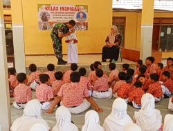 Babinsa Koramil 0811/12 Bancar Tuban Jadikan Kelas Inspirasi Kepada Generasi Muda SDN Bogorejo