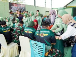 Sambut HUT ke- 79 TNI, Kodim 0813 Bojonegoro Gelar Bakti Kesehatan