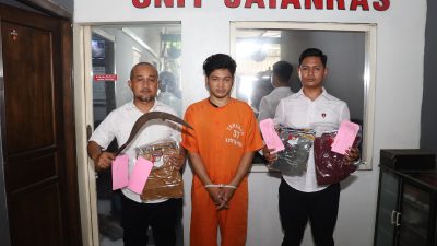 Polres Pelabuhan Tanjung Perak Berhasil Mengamankan   Begal Bercelurit Yang Viral di Medsos.