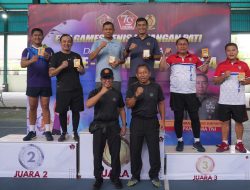 Fun Games Tenis Lapangan Pati Meriahkan HUT Ke-79 TNI